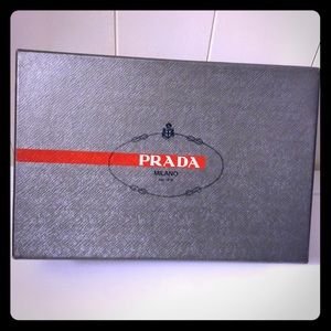 Prada Silver Shoe Box